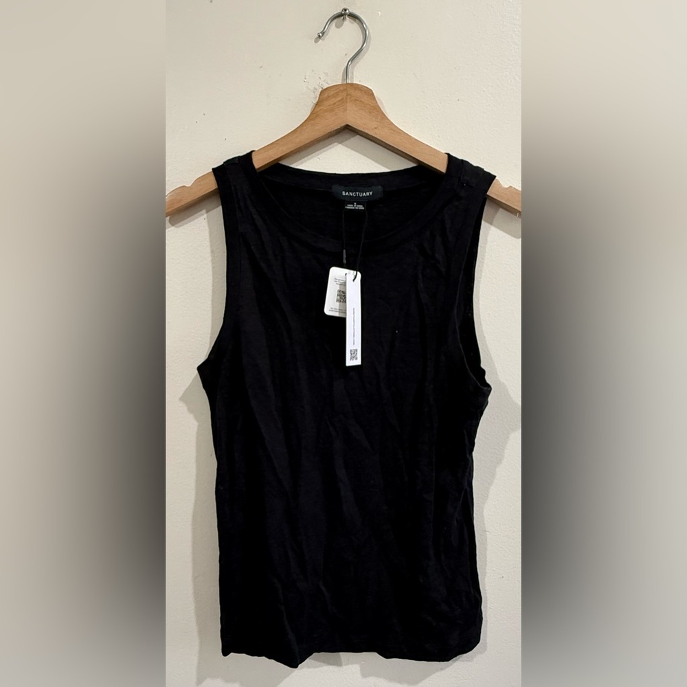 Sanctuary Women's Classic Black Tank Top